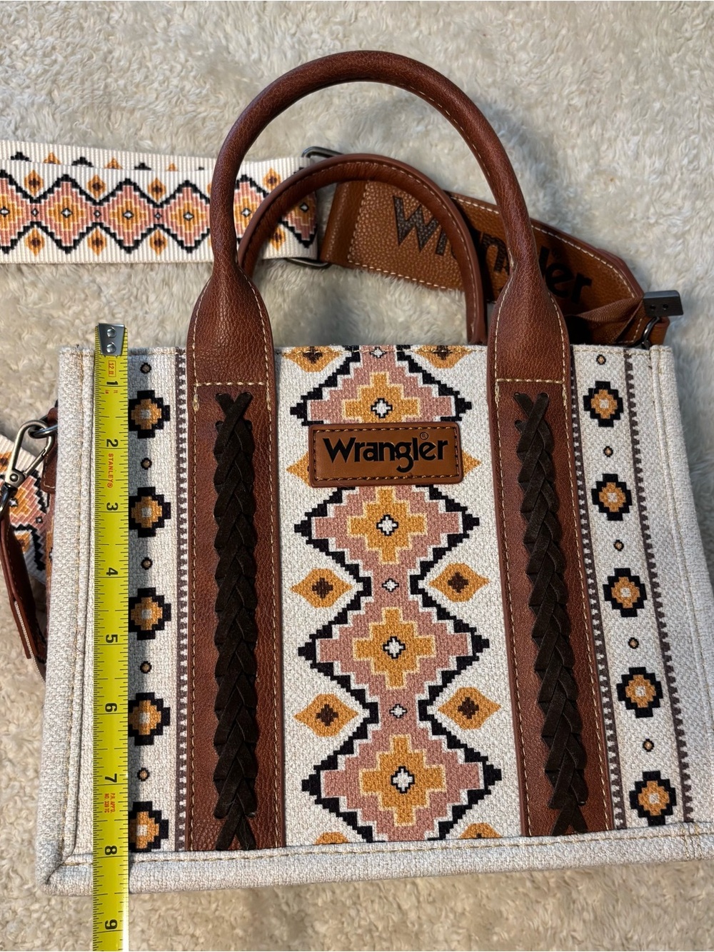 Wrangler Southwest Medium Crossbody Tote Bag